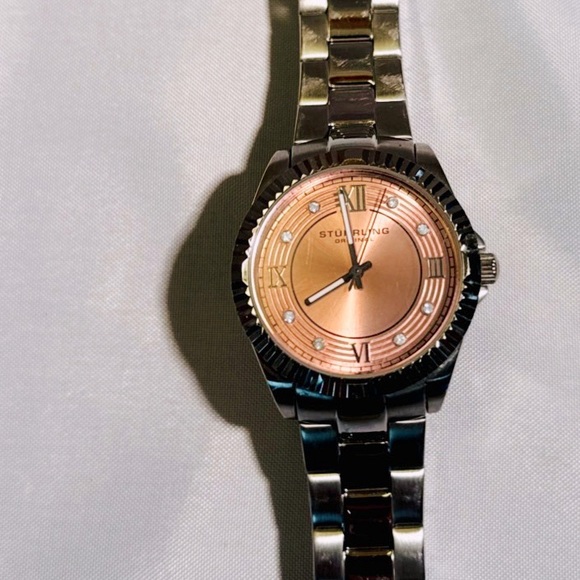 Stuhrling Original Watch Lady Nautic 399L Quartz 35mm Classic Elegant Luxurious